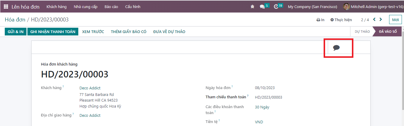 Odoo • Text and Image
