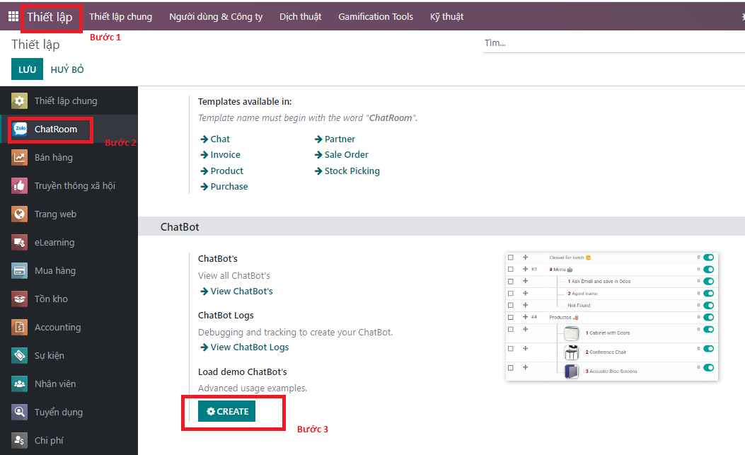 Odoo • Text and Image