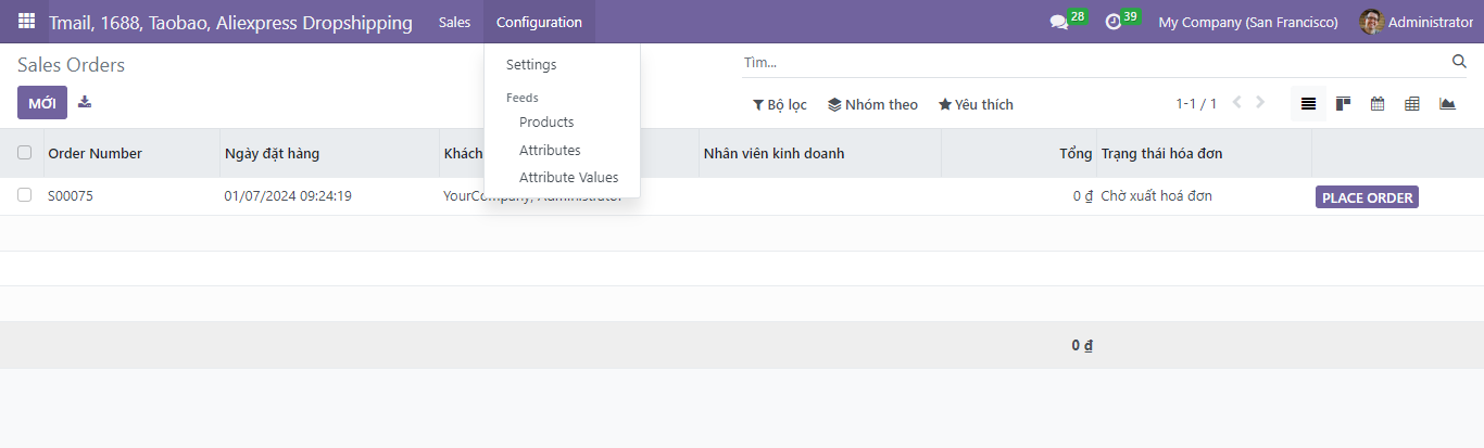 Odoo • Text and Image